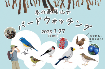 自然教室「冬の高尾山でバードウォッチング」